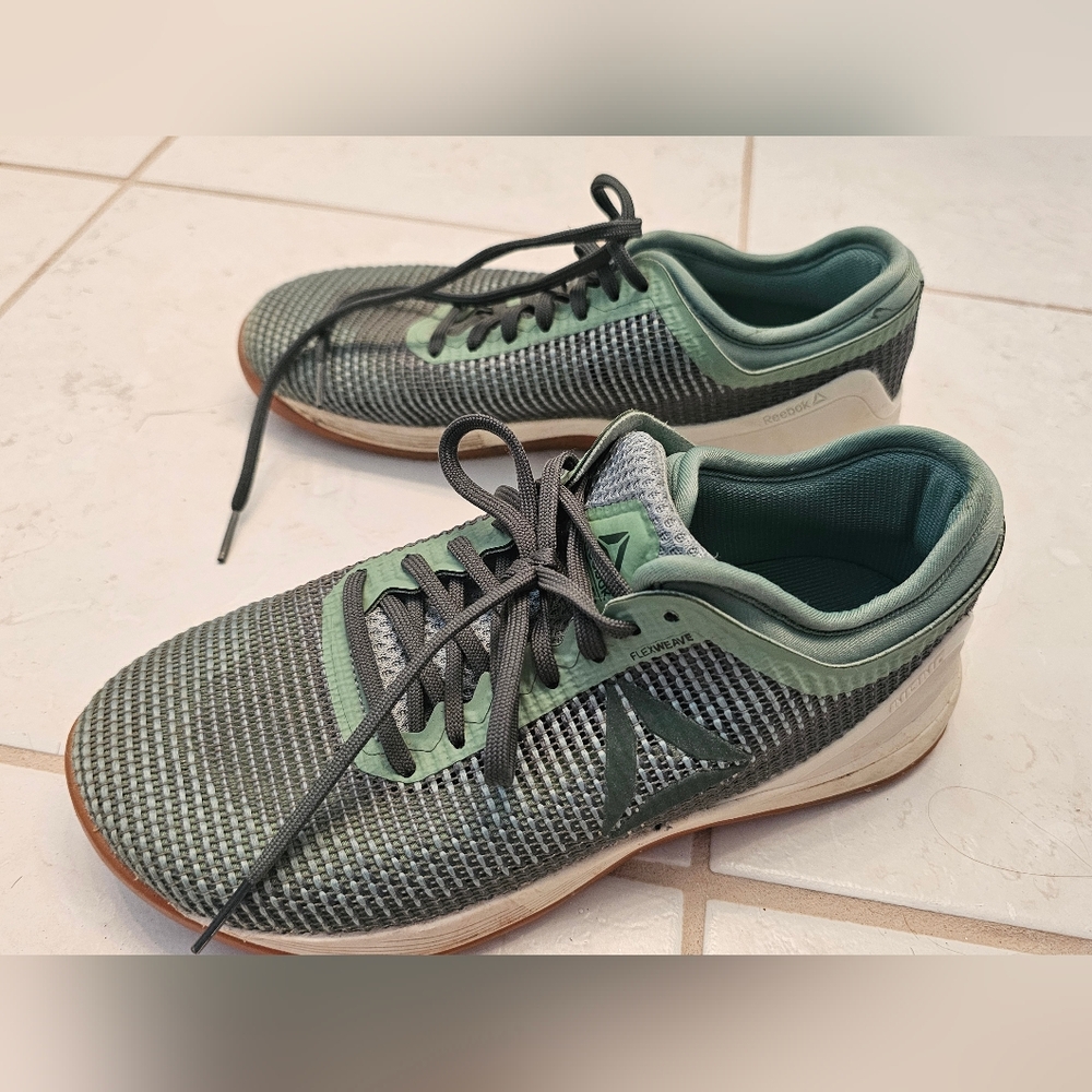 Reebok Crossfit Teal Athletic Sneakers